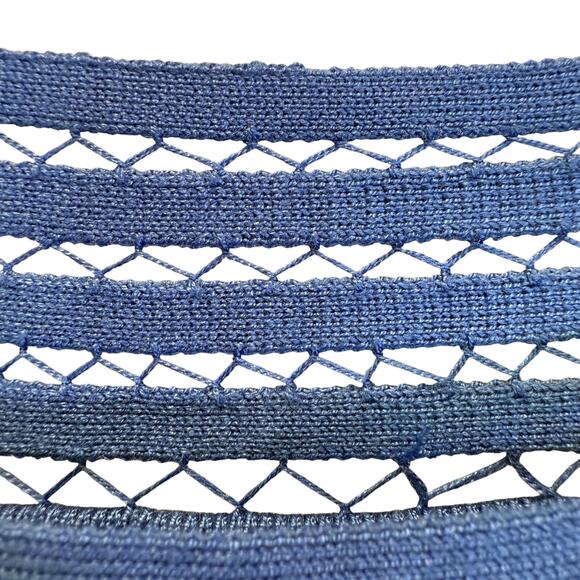 New Jones & Co Boatneck Knit Top Size 1X Royal Blue - Picture 9 of 13